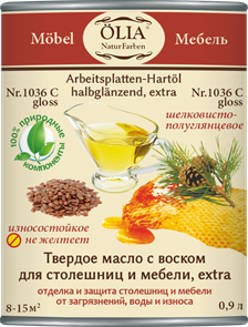 Твердое масло с воском для столешниц №1036 1036